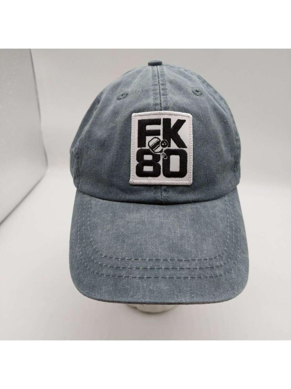 Fk80 Hat Patch Grey Hat Buckle Strapback FK 80